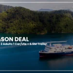 Bluebridge 2 Adults 1 Car 6.5M Trailer