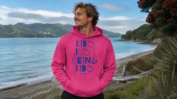 Adult Camp Quality Hoodie Camp 2026 Kids Just Being Kids